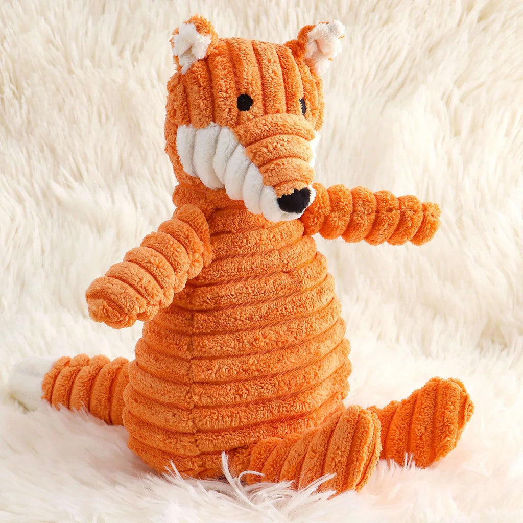 Plush Squeaky Dog Toys Fox Shape Durable Chew Sound Dog Toys Doggie Puppy Toy
