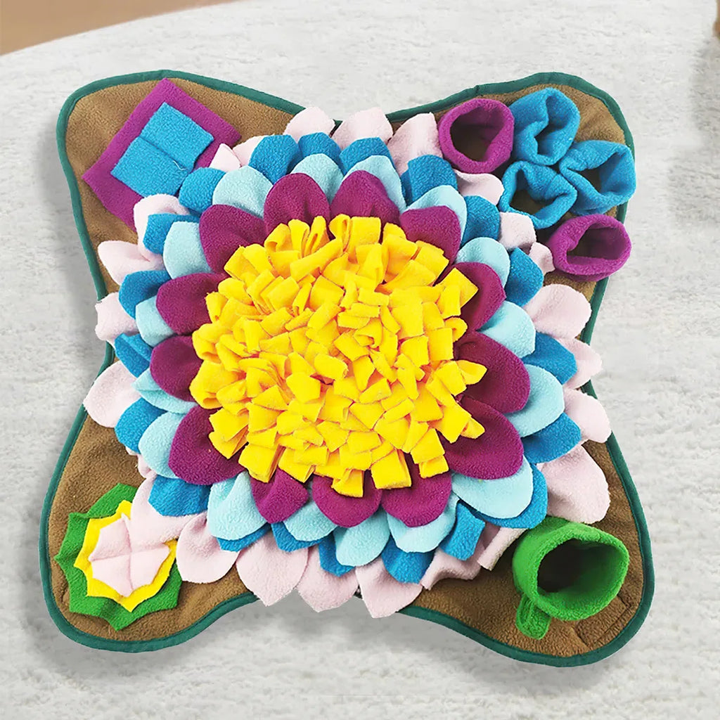 Dog Snuffle Mat Interactive Dog Enrichment Toys Mental Stimulation Boredom Play Mat Dog Treats Feeding Mat