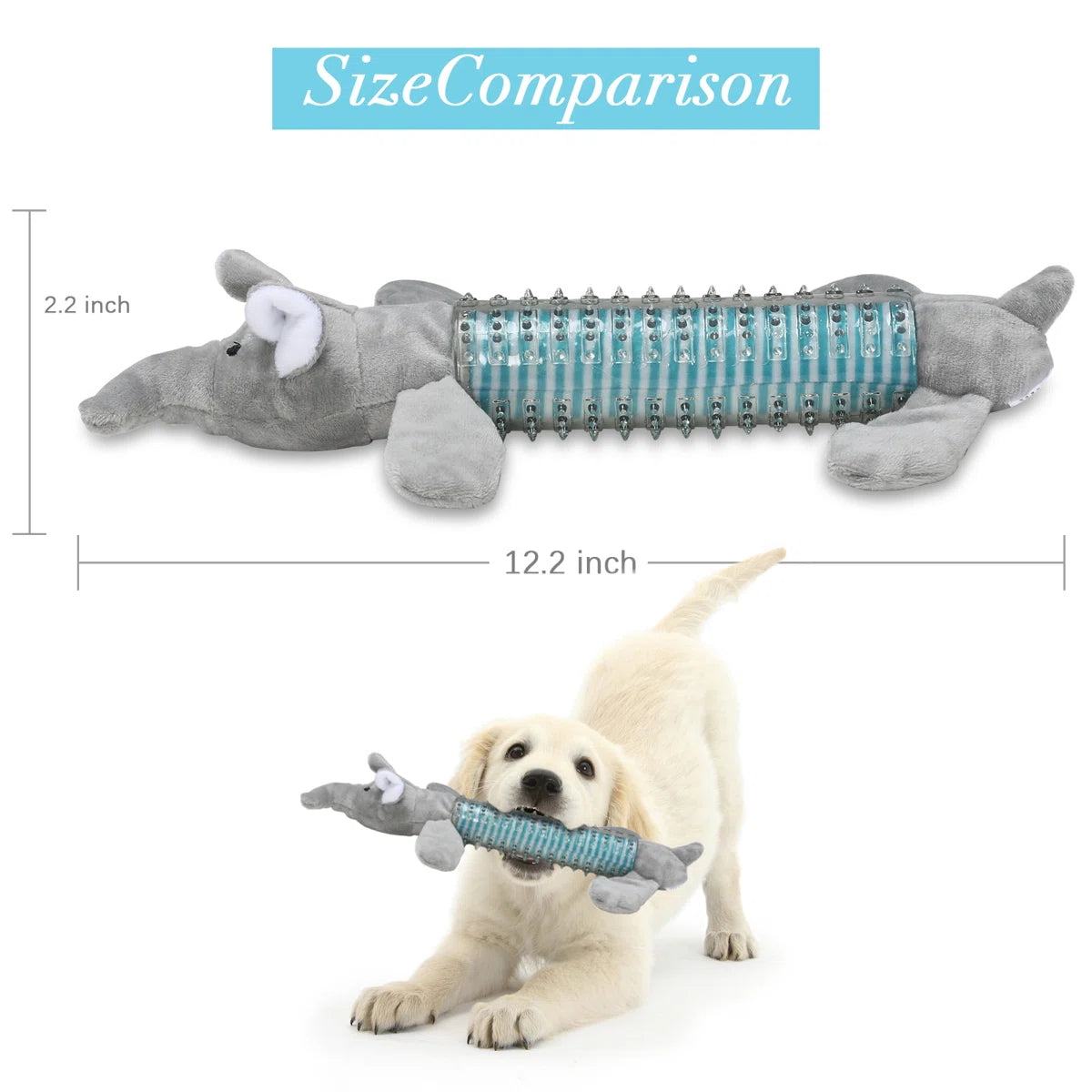 Plush Dog Chew Toy For Puppies And Teething Puppies