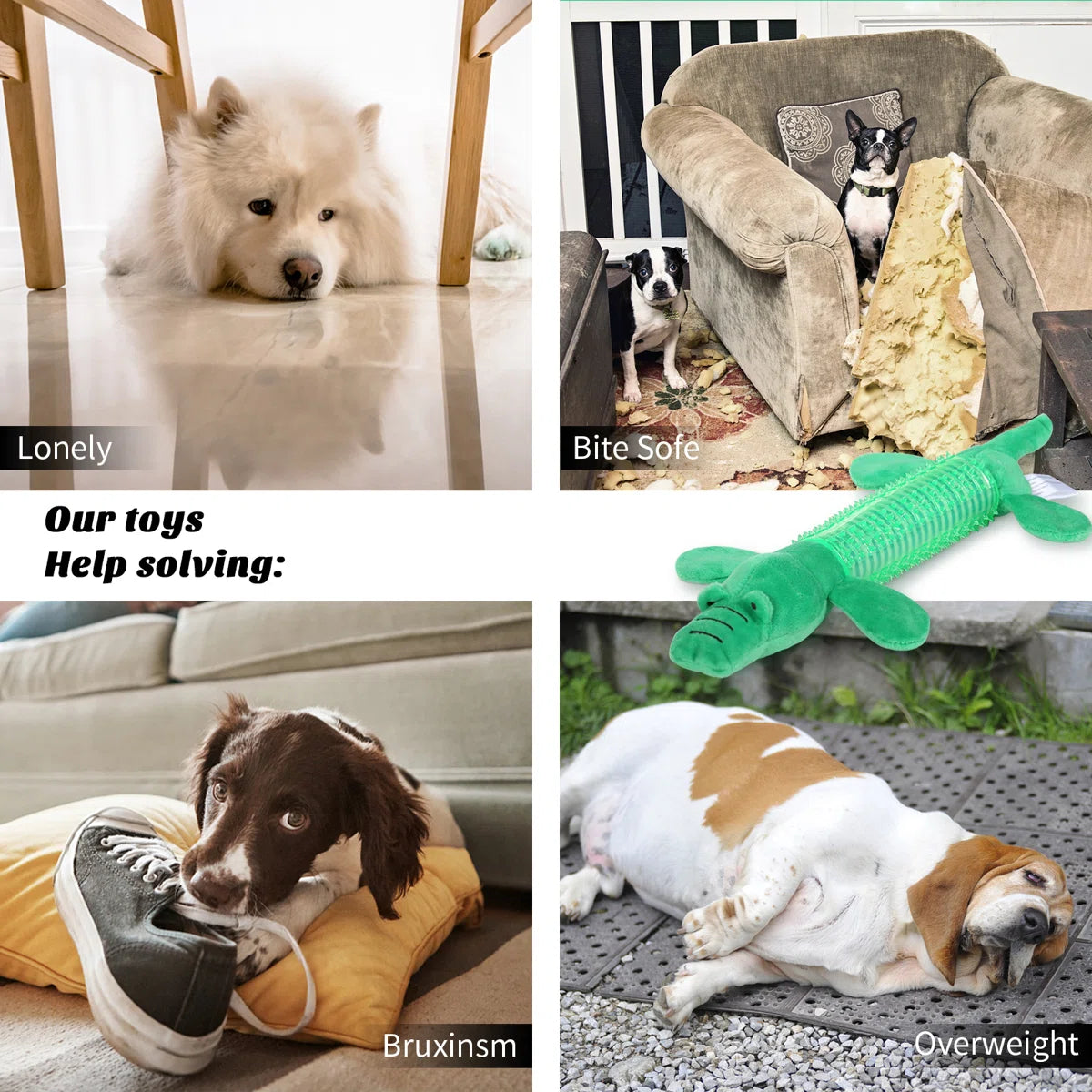 Plush Dog Chew Toy For Puppies And Teething Puppies