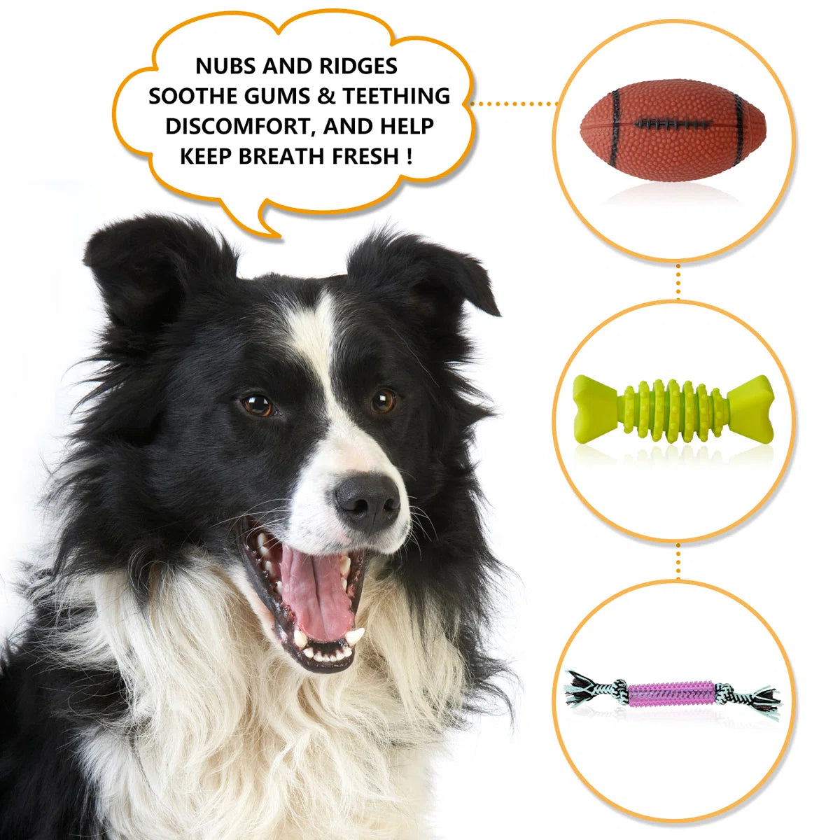 15-Pack Dog Chew Toys For Small Medium Dogs Puppies, Cute Squeaky Dog Toys, Durable Plush Puppy Teething Toys, Ropes Puppy Chew Toys, Non-Toxic And Safe