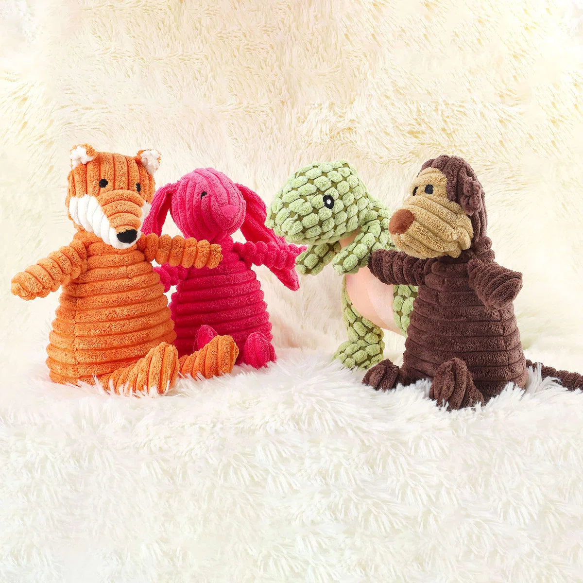 Plush Squeaky Dog Toys Monkey Shape Durable Chew Sound Dog Toys Doggie Puppy Toy