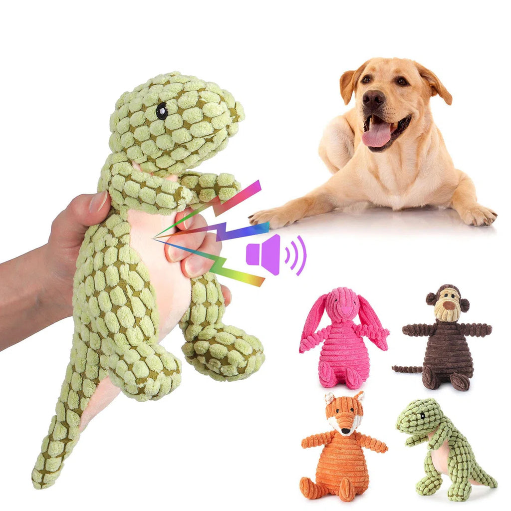 Plush Squeaky Dog Toys Rabbit Shape Durable Chew Sound Dog Toys Doggie Puppy Toy