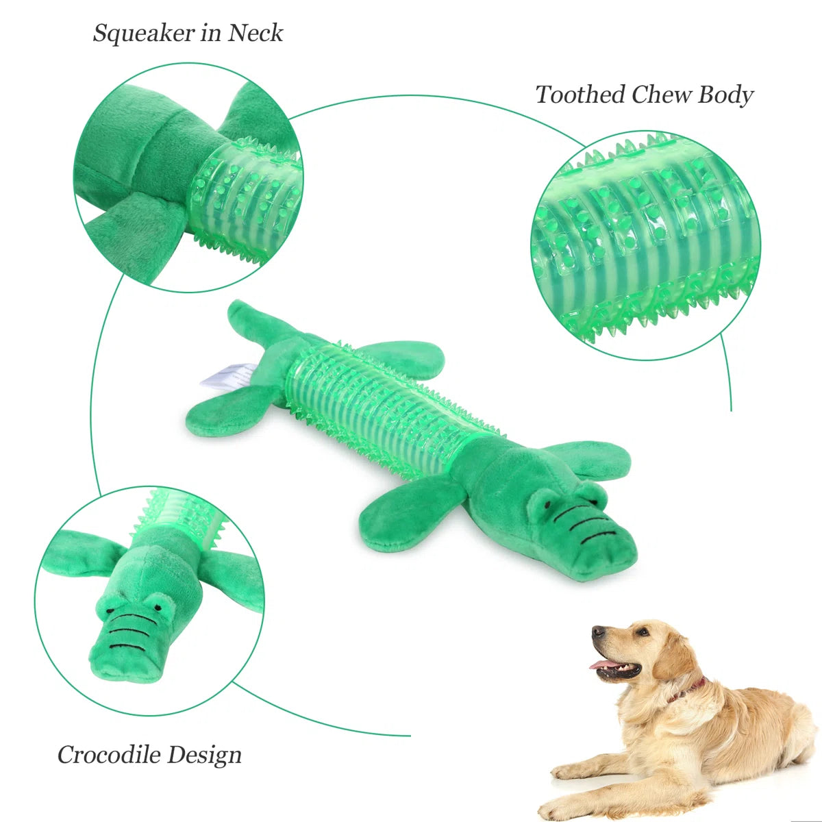 Plush Dog Chew Toy For Puppies And Teething Puppies
