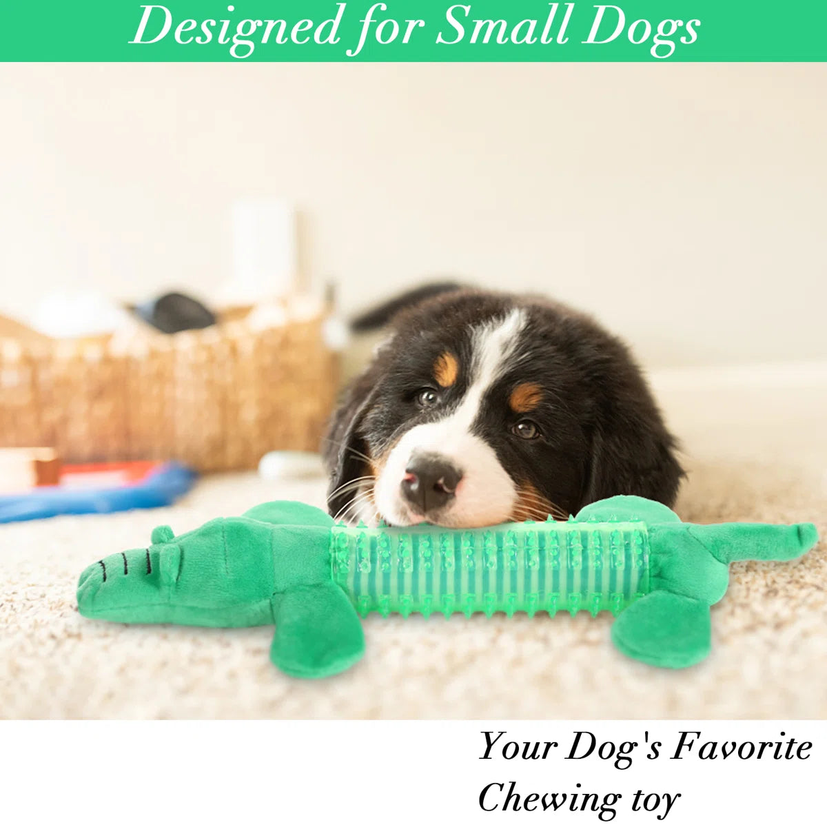 Plush Dog Chew Toy For Puppies And Teething Puppies